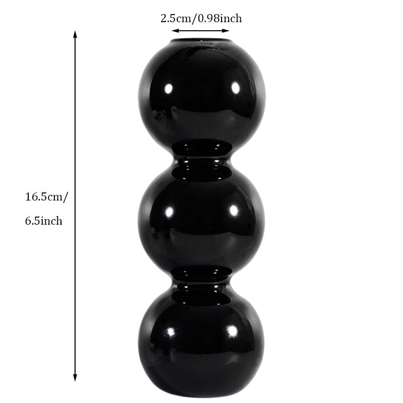 Contemporary Ebony Candle Holder